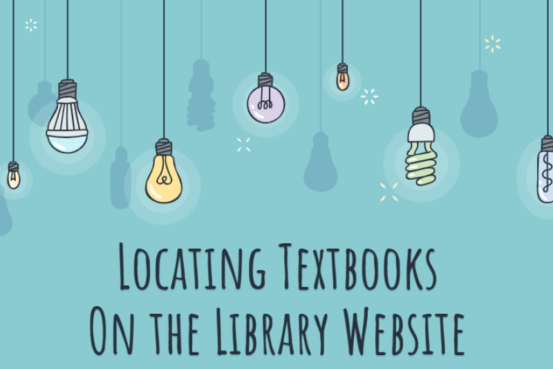 Locating Textbooks on the Library Website