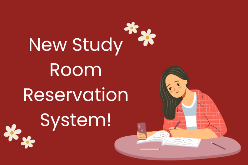 New study room reservation system
